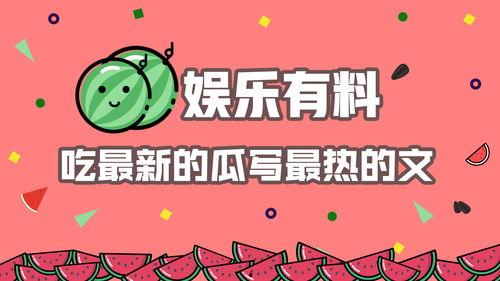 娱乐吃瓜简介怎么写,揭秘明星幕后那些事儿